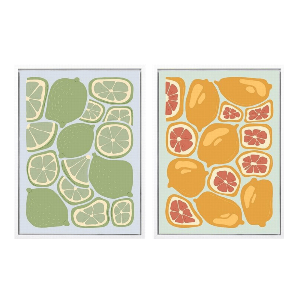 Alpha 55 Toile Fruits Agrumes – Déco Fraîche & Colorée