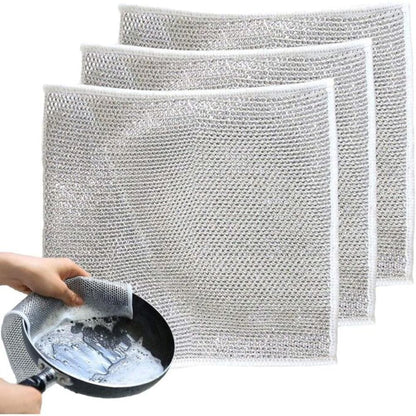 Alpha 55 Torchon abrasif en fil métal – Nettoyage efficace