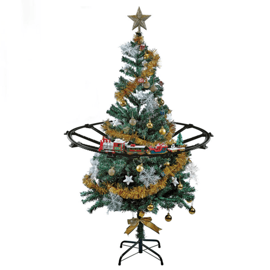 Alpha 55 Train de Noël LED et Son – Décor Lumineux Festif