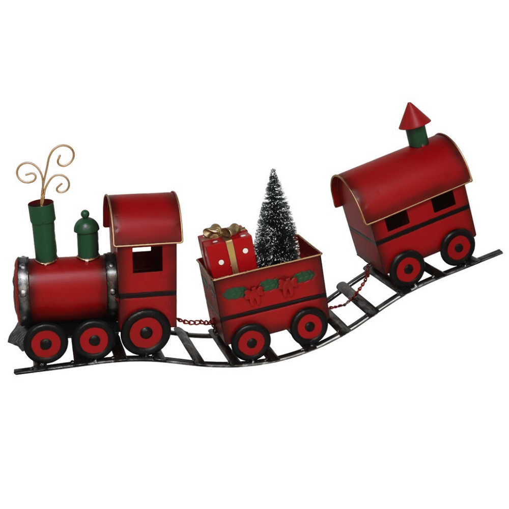 Alpha 55 Train en métal – Décoration de Noël élégante