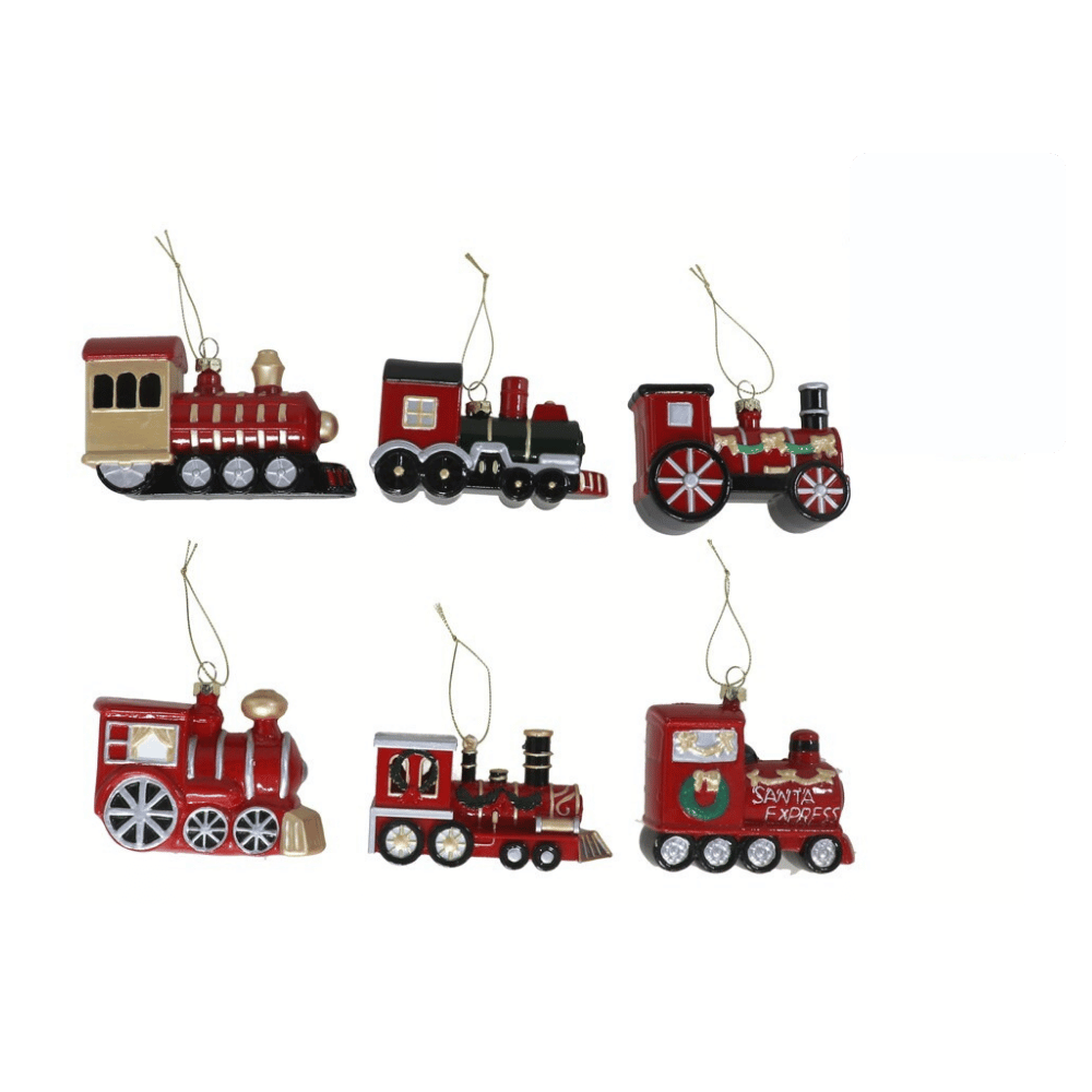 Alpha 55 Train en Plastique – Décoration Noël Classique