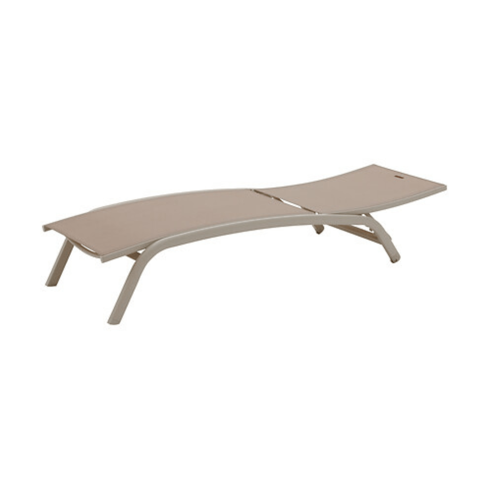 Alpha 55 Transat Bonao en aluminium lin argile extérieur confortable