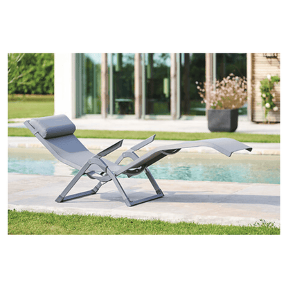 Alpha 55 Transat pliable Decima en aluminium ardoise quartz