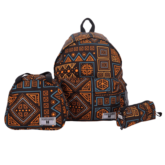 Alpha 55 Trio Harvard Bags Impromé Mayan Patchwork