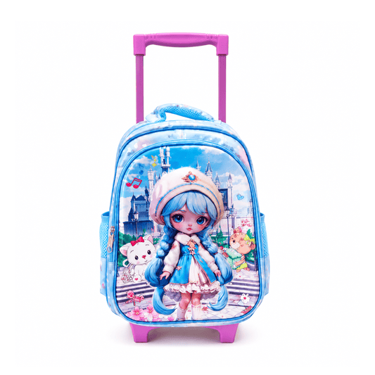 Trolley 14" 2 Compartiments Motif 3D — Alpha 55 Maroc
