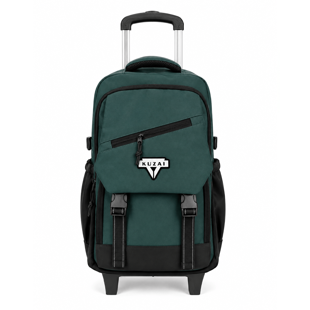 Alpha 55 Trolley 20" Détachable Uni Kaki avec Poche à Rabat