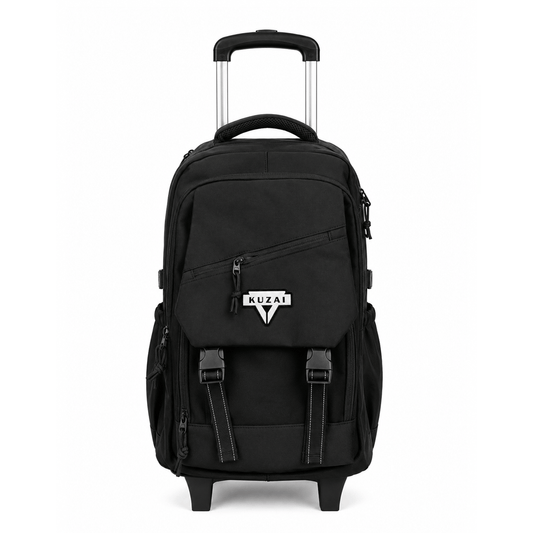 Alpha 55 Trolley 20" Détachable Uni Noir avec Poche à Rabat
