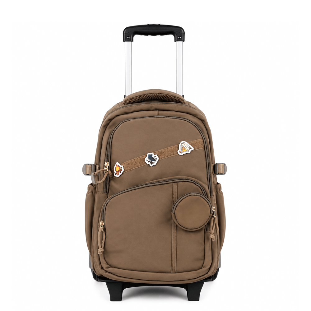 Alpha 55 Trolley 20" Uni avec Bourse Ronde Marron