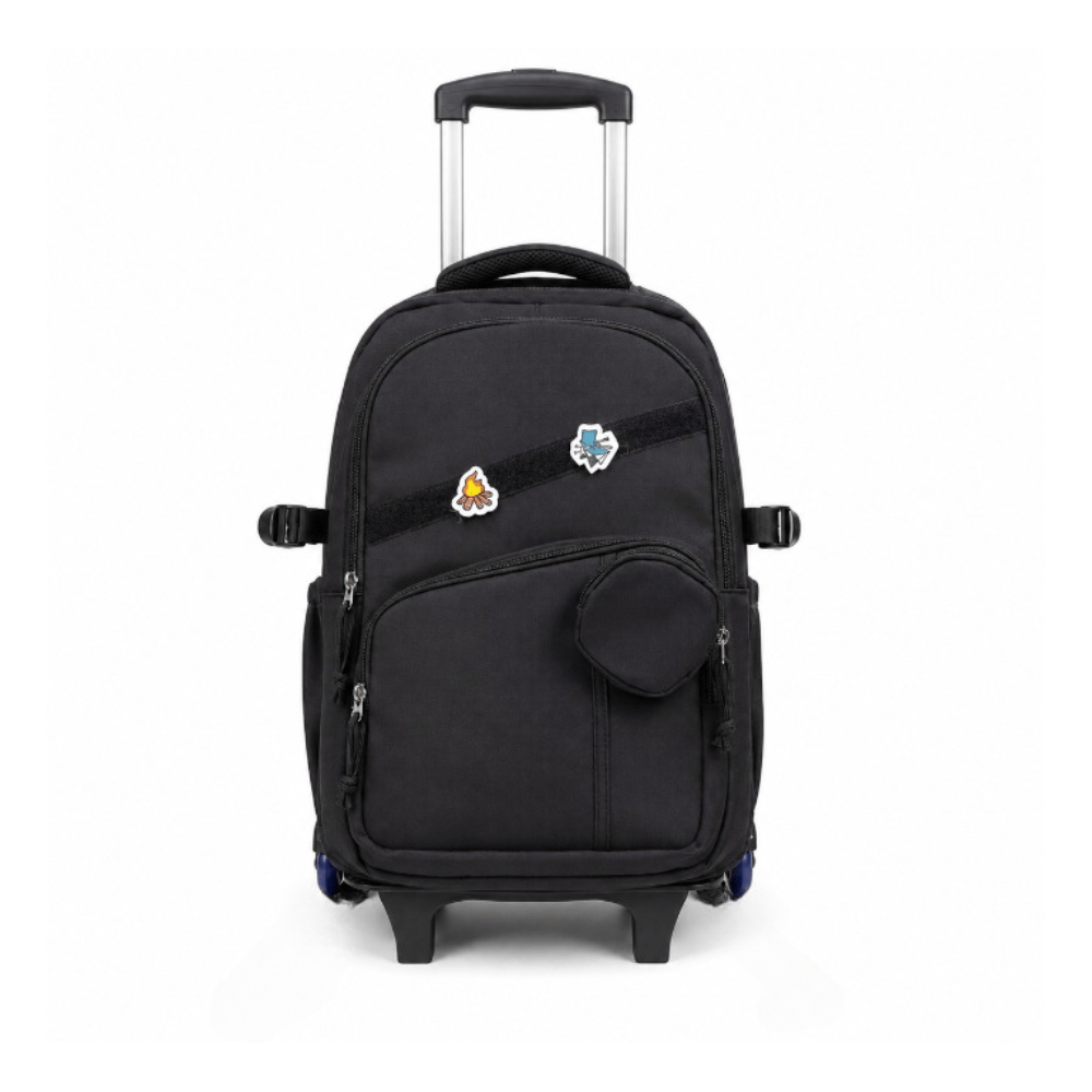 Alpha 55 Trolley 20" Uni avec Bourse Ronde Noir