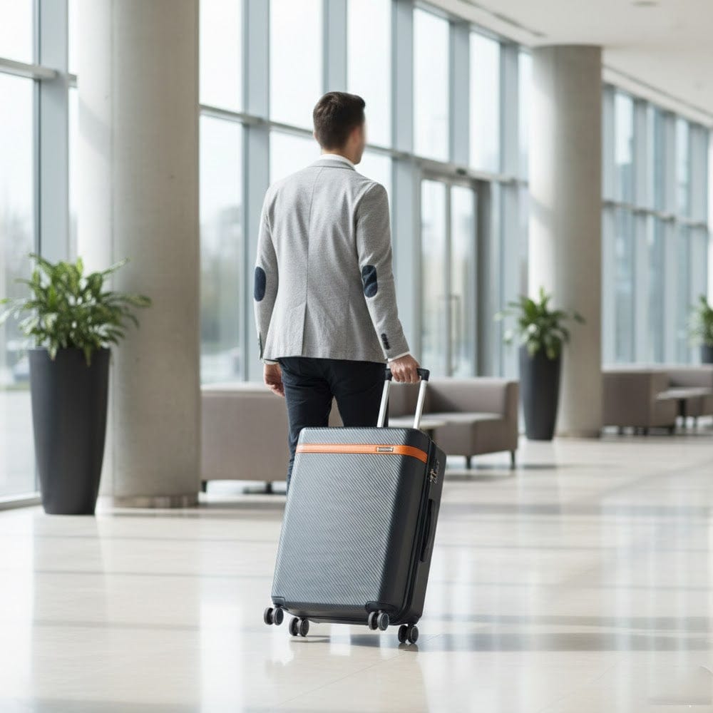 Alpha 55 Trolley 8 Roues KAZONNE Bleu – Design Premium & Mobilité