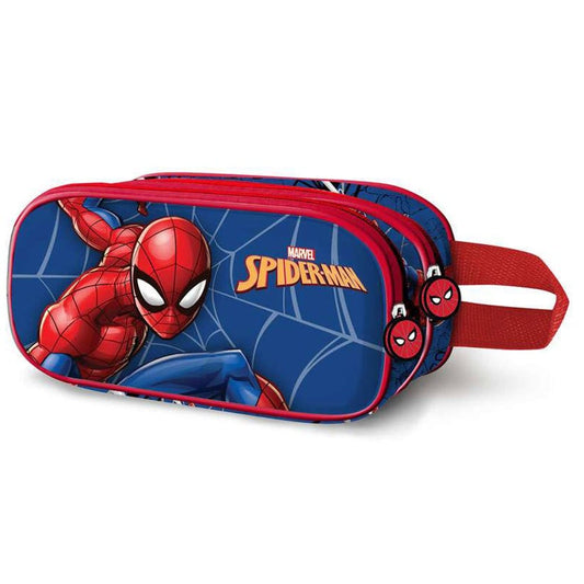 Alpha 55 Trousse 3D Spiderman 2 compartiments 22,5 cm