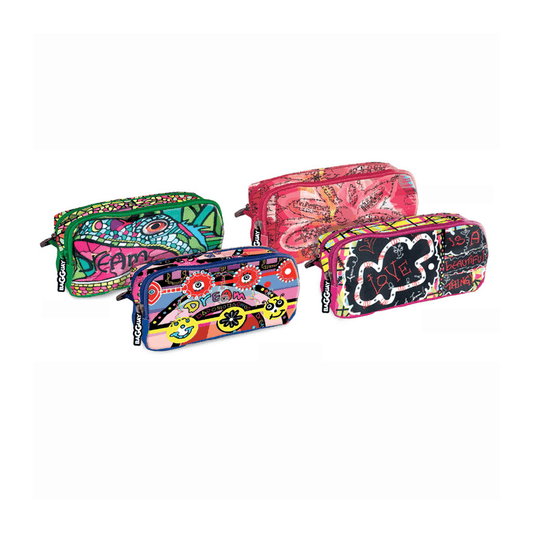 Alpha 55 Trousse double imprimé, motifs assortis