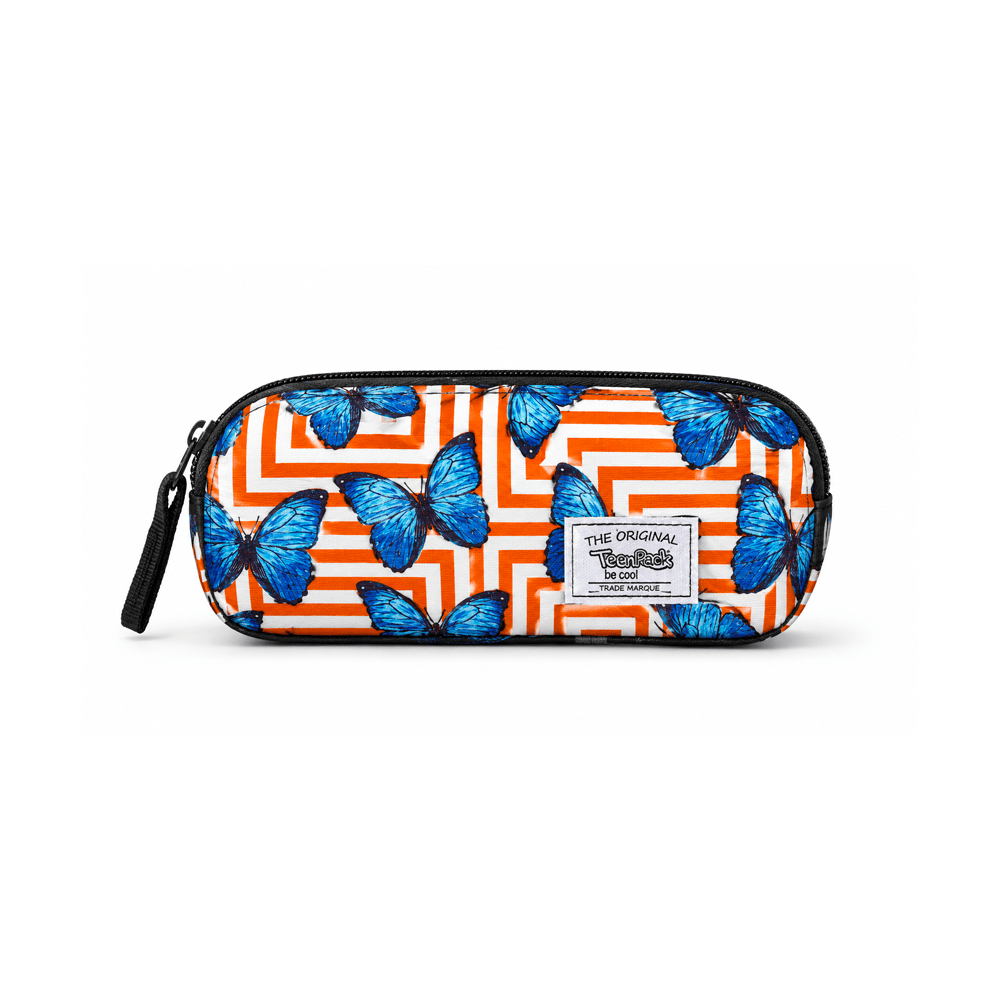Alpha 55 Trousse Teenpack M Papillons 2 Zip Schoolie