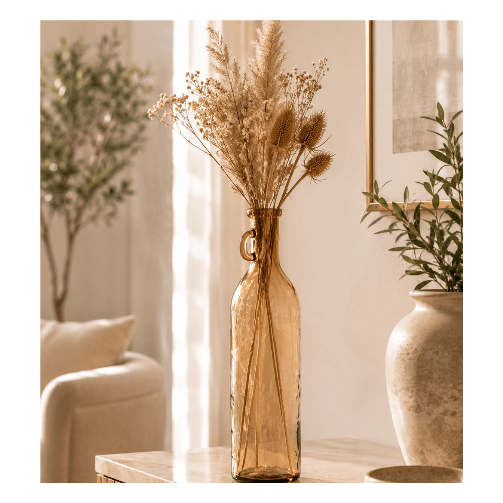 Alpha 55 Vase Bouteille Yana en Verre Design Décoratif