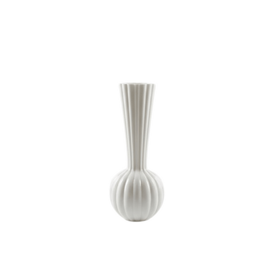 Alpha 55 Vase Calice en Verre Côtelé – Style Élégant