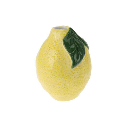 Alpha 55 Vase Citron Décoratif en Céramique