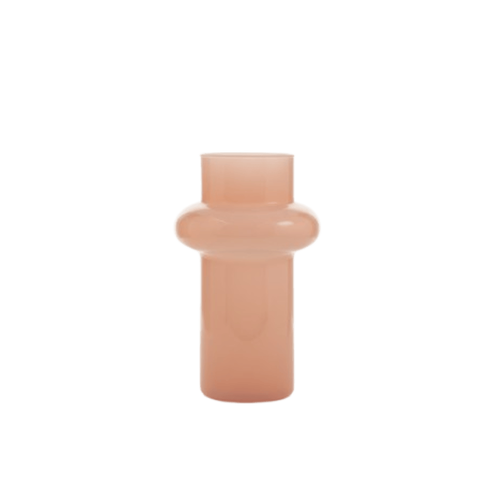 Alpha 55 Vase Colonne Moderne en Verre Rose – Design Élégant