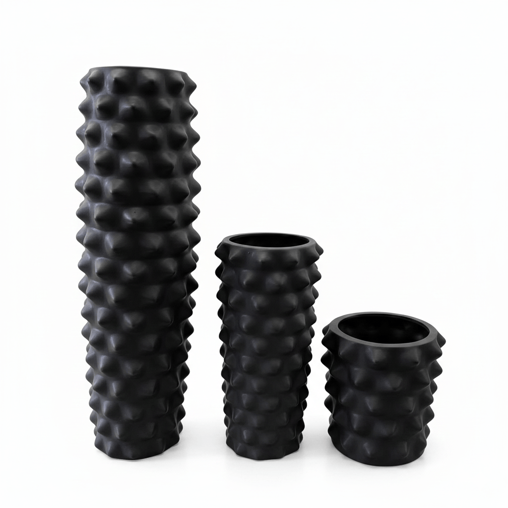Alpha 55 Vase en céramique à picots décoratif design