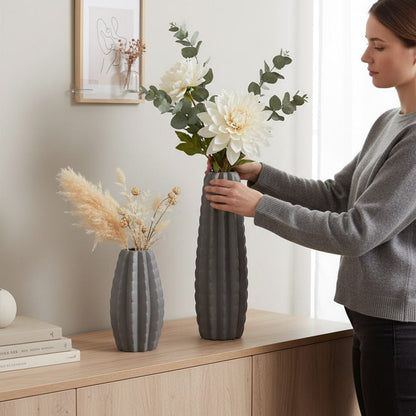 Alpha 55 Vase en céramique design cactus décoratif