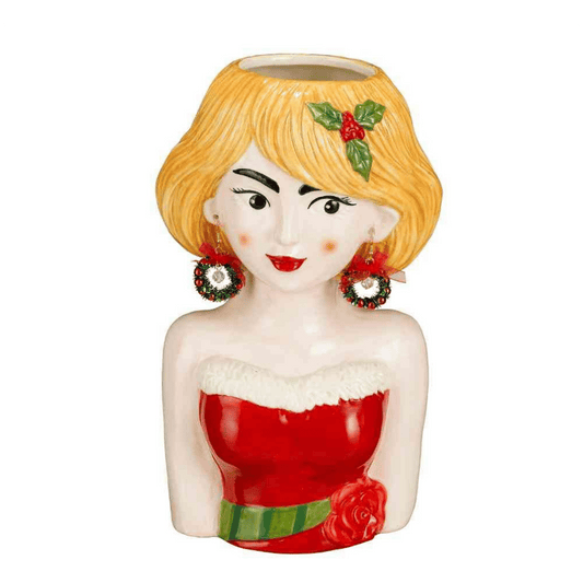 Alpha 55 Vase en Céramique Fille Funny – Déco Originale