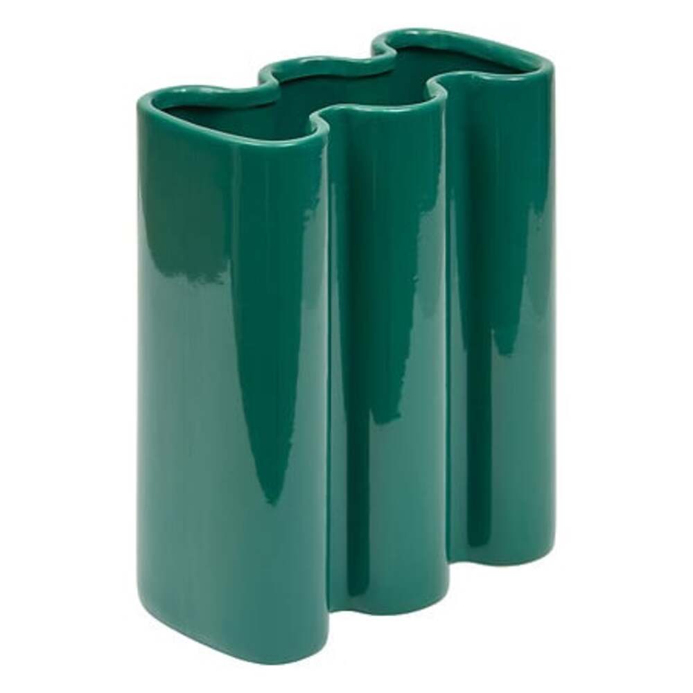 Alpha 55 Vase en céramique Flow vert – Moderne & organique