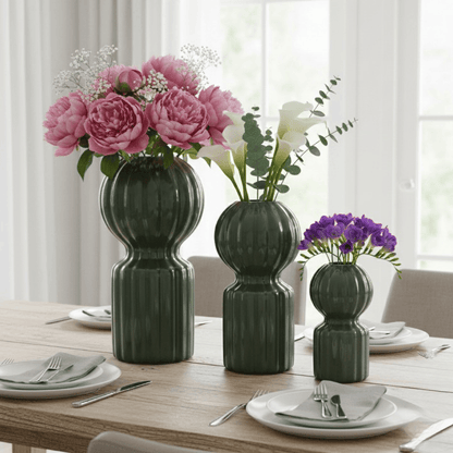 Alpha 55 Vase en céramique forme cactus moderne décoratif