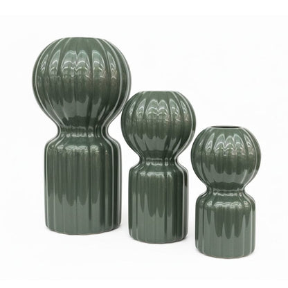 Alpha 55 Vase en céramique forme cactus moderne décoratif