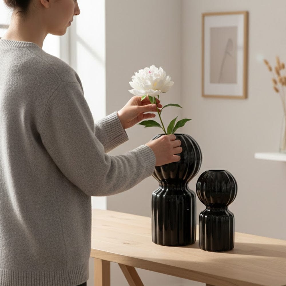 Alpha 55 Vase en céramique forme cactus moderne décoratif