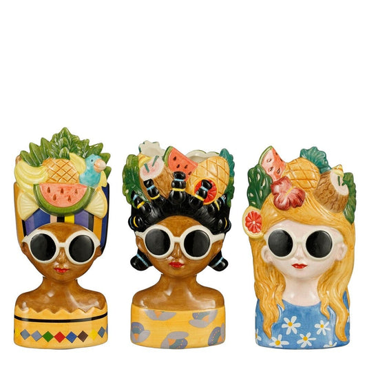 Alpha 55 Vase en Céramique Funny – Déco Originale & Ludique