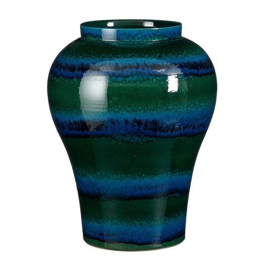Alpha 55 Vase en Céramique Troy Bleu – Élégance Moderne