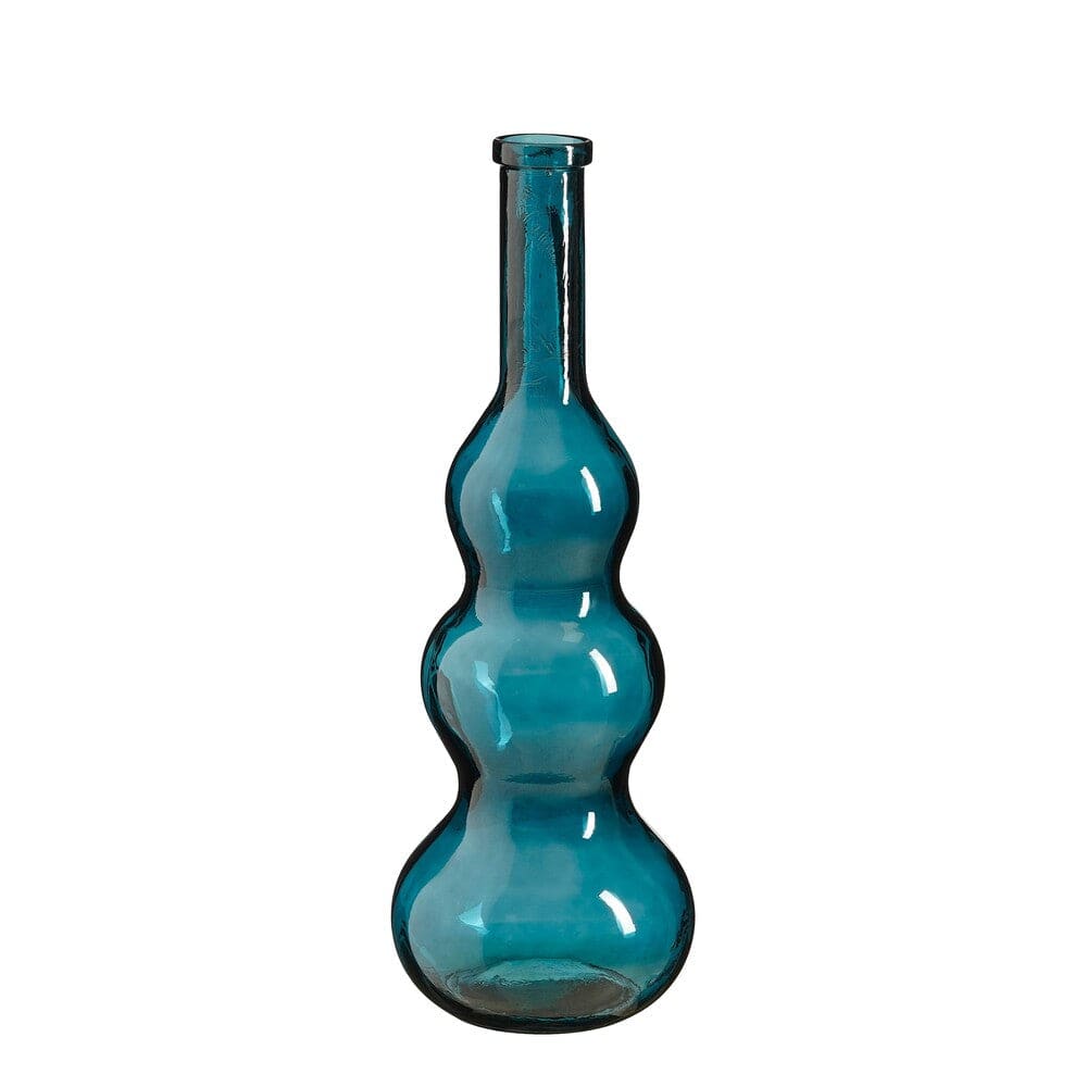 Alpha 55 Vase en Verre Bulle Benito Bleu – Design Moderne & Tendance