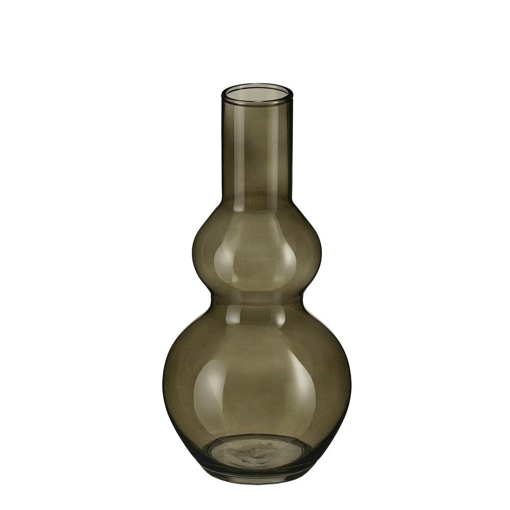 Alpha 55 Vase en Verre Civita Noir – Moderne & Élégant