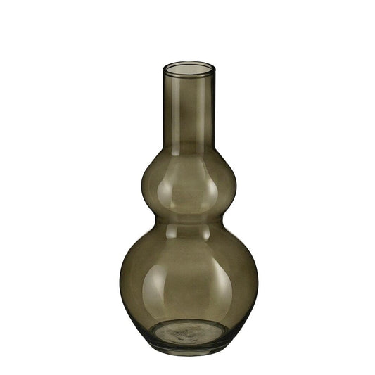 Alpha 55 Vase en Verre Civita Noir – Moderne & Élégant