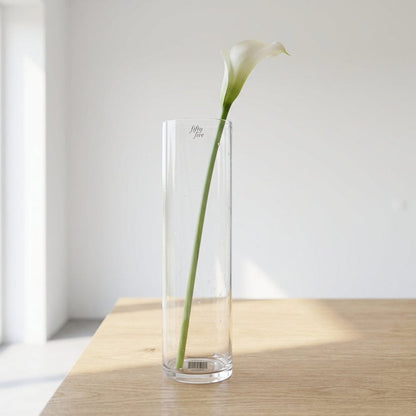 Alpha 55 Vase en Verre Cylindrique – Design Épuré & Moderne