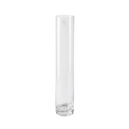 Alpha 55 Vase en Verre Cylindrique Étroit – Élégant & Polyvalent