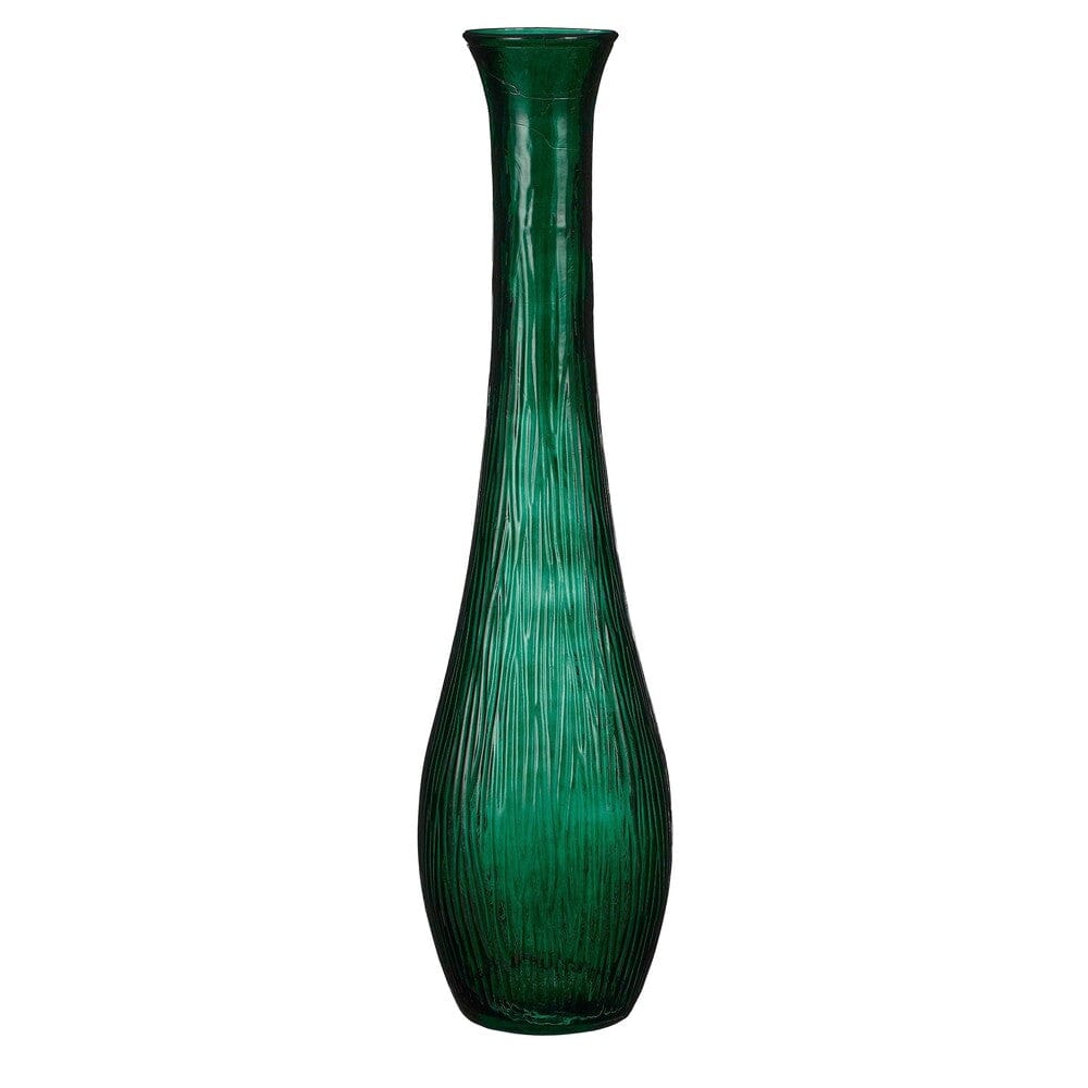 Alpha 55 Vase en Verre Recyclé Dix Vert – Naturel & Écologique