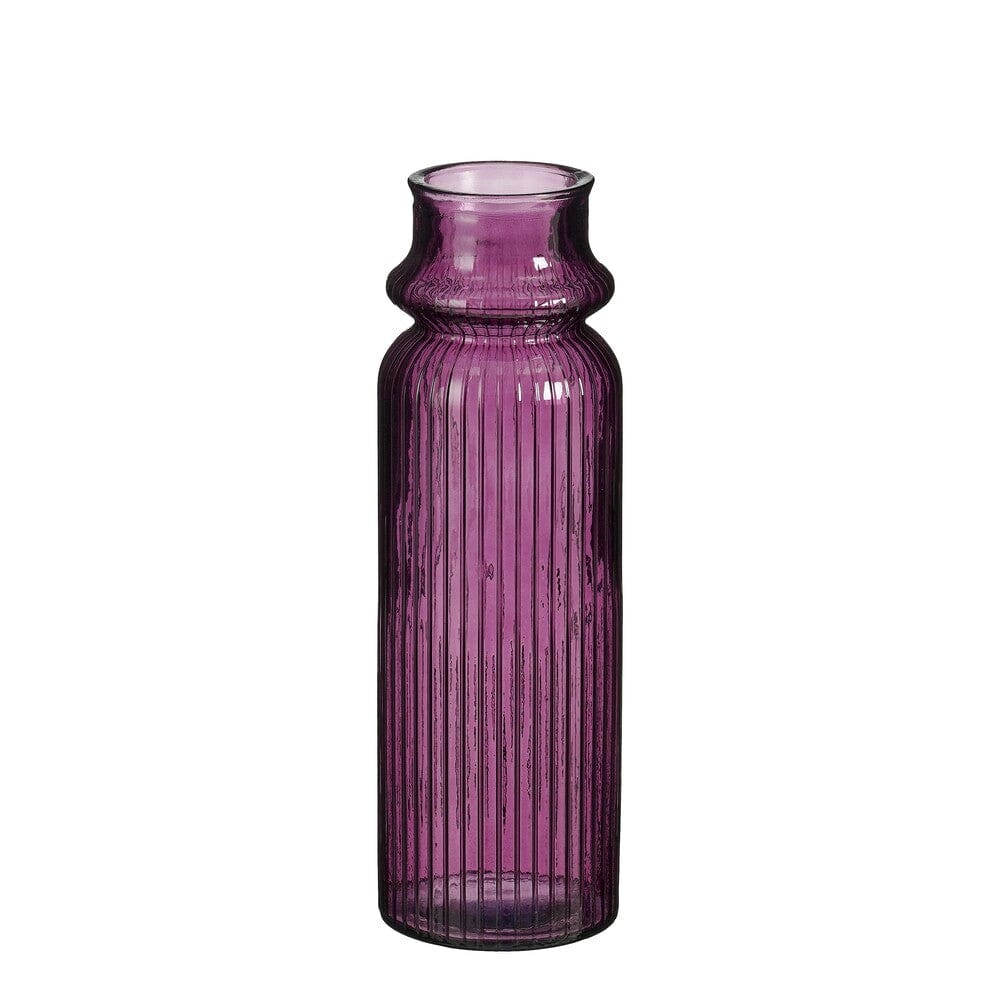 Alpha 55 Vase en Verre Recyclé Rosa Bordeaux – Élégance Durable