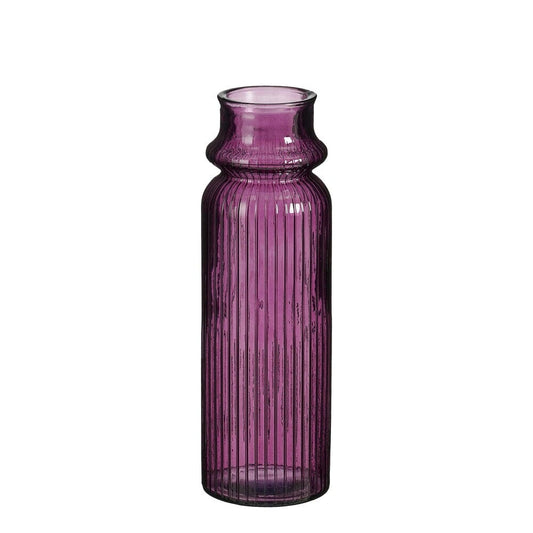 Alpha 55 Vase en Verre Recyclé Rosa Bordeaux – Élégance Durable