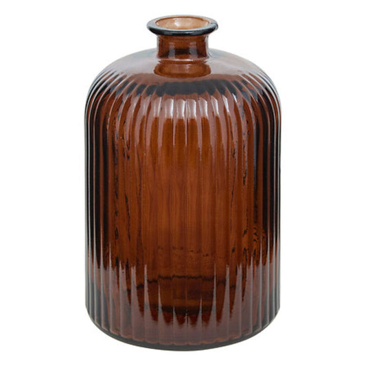 Alpha 55 Vase Luz en verre recyclé ambre – Authentique & chaleureux