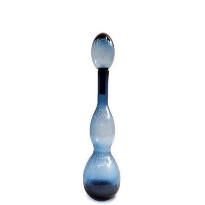 Alpha 55 Vase ronde en verre avec couvercle