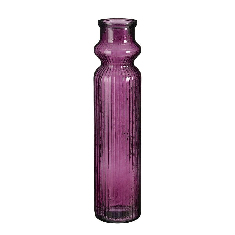 Alpha 55 Vase Rosa Verre Recyclé Bordeaux – Chic & Écologique