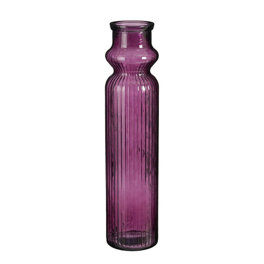 Alpha 55 Vase Rosa Verre Recyclé Bordeaux – Chic & Écologique