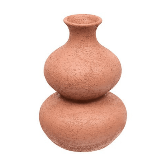 Alpha 55 Vase totem Ezia en céramique terracotta décoratif