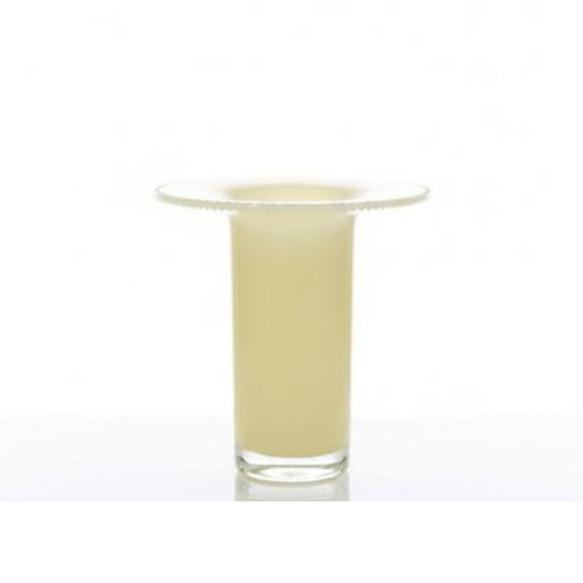 Alpha 55 Vase Trompette en Verre Vert-Jaune – Élégant & Lumineux