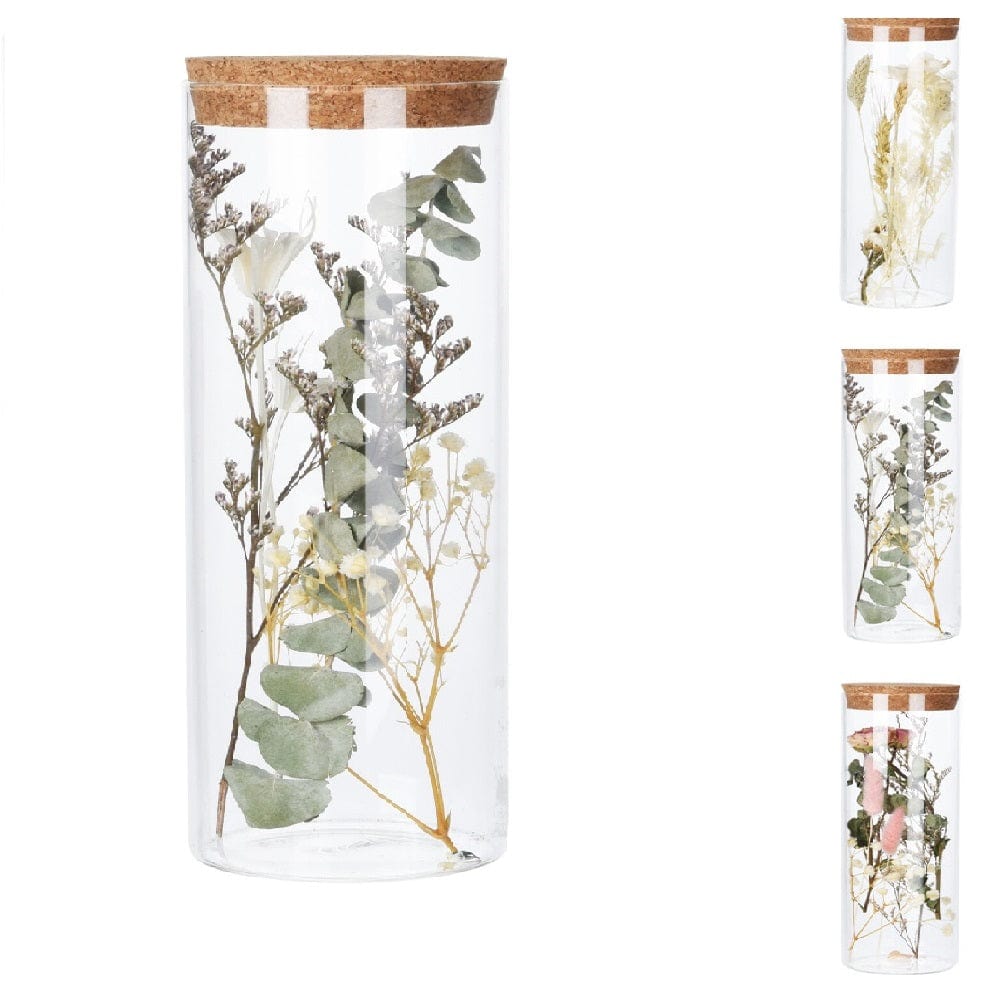 Alpha 55 Vase tube avec fleur séchée