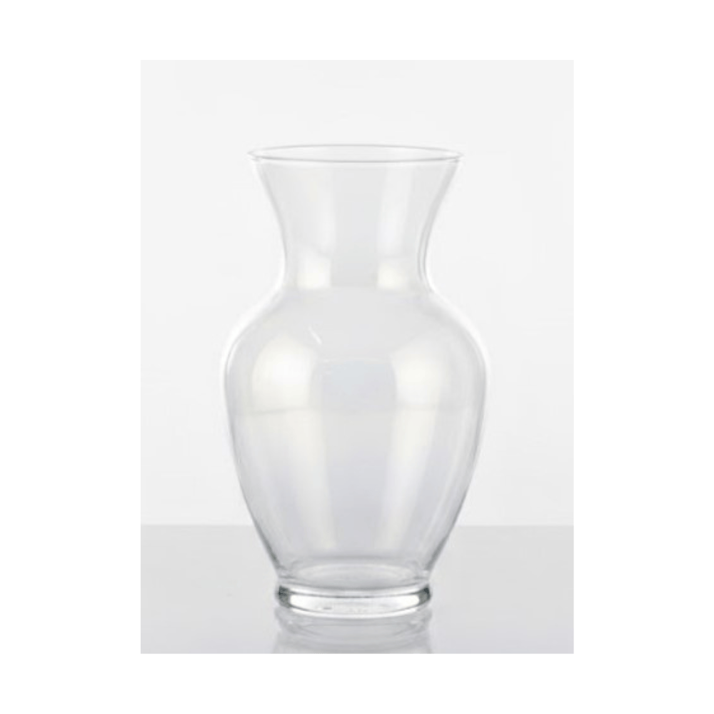Alpha 55 Vase Tulipe en Verre Irisé – Transparent & Élégant