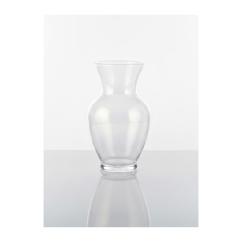 Alpha 55 Vase Tulipe en Verre Transparent Irisé – Déco Élégante