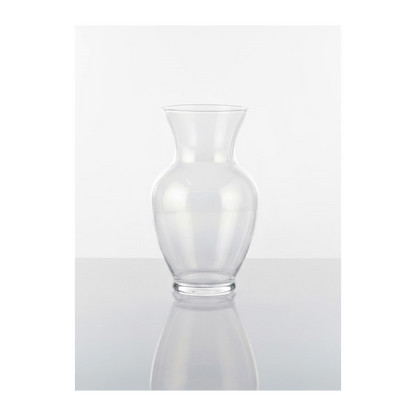 Alpha 55 Vase Tulipe en Verre Transparent Irisé – Déco Élégante