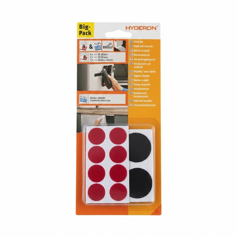 Alpha 55 Velcro set 13 pièces rouge et noir