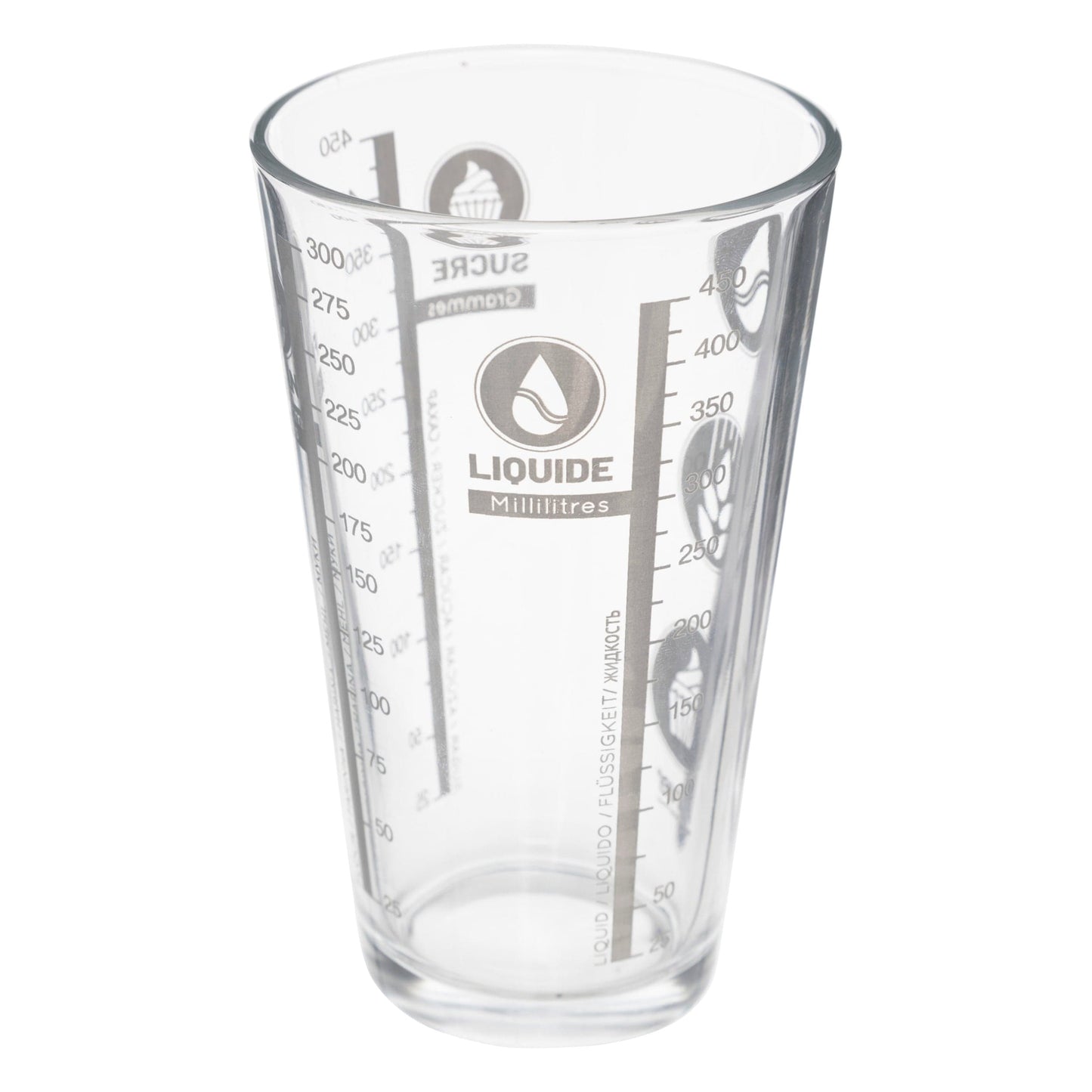 Alpha 55 Verre doseur en verre 500ml 15x9 cm